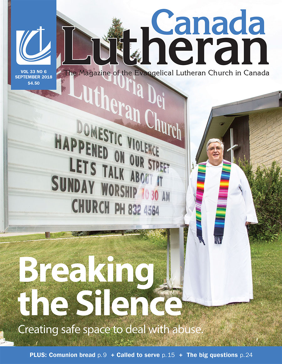 Breaking the Silence - Canada Lutheran Magazine - ELCIC