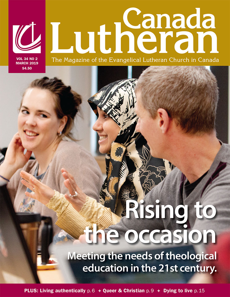 Rising to the Occasion - Canada Lutheran Magazine - ELCIC