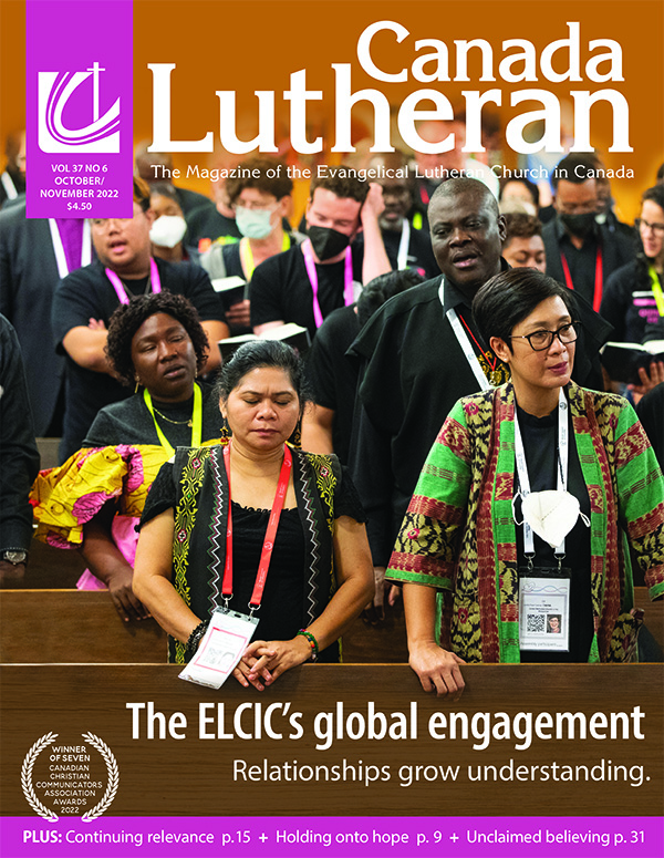 October – November 2022 - Canada Lutheran Magazine - ELCIC