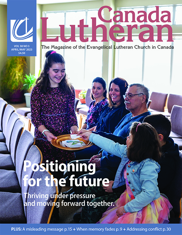 Congregational Health - Canada Lutheran Magazine - ELCIC
